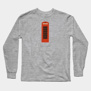 London Phone Booth Long Sleeve T-Shirt